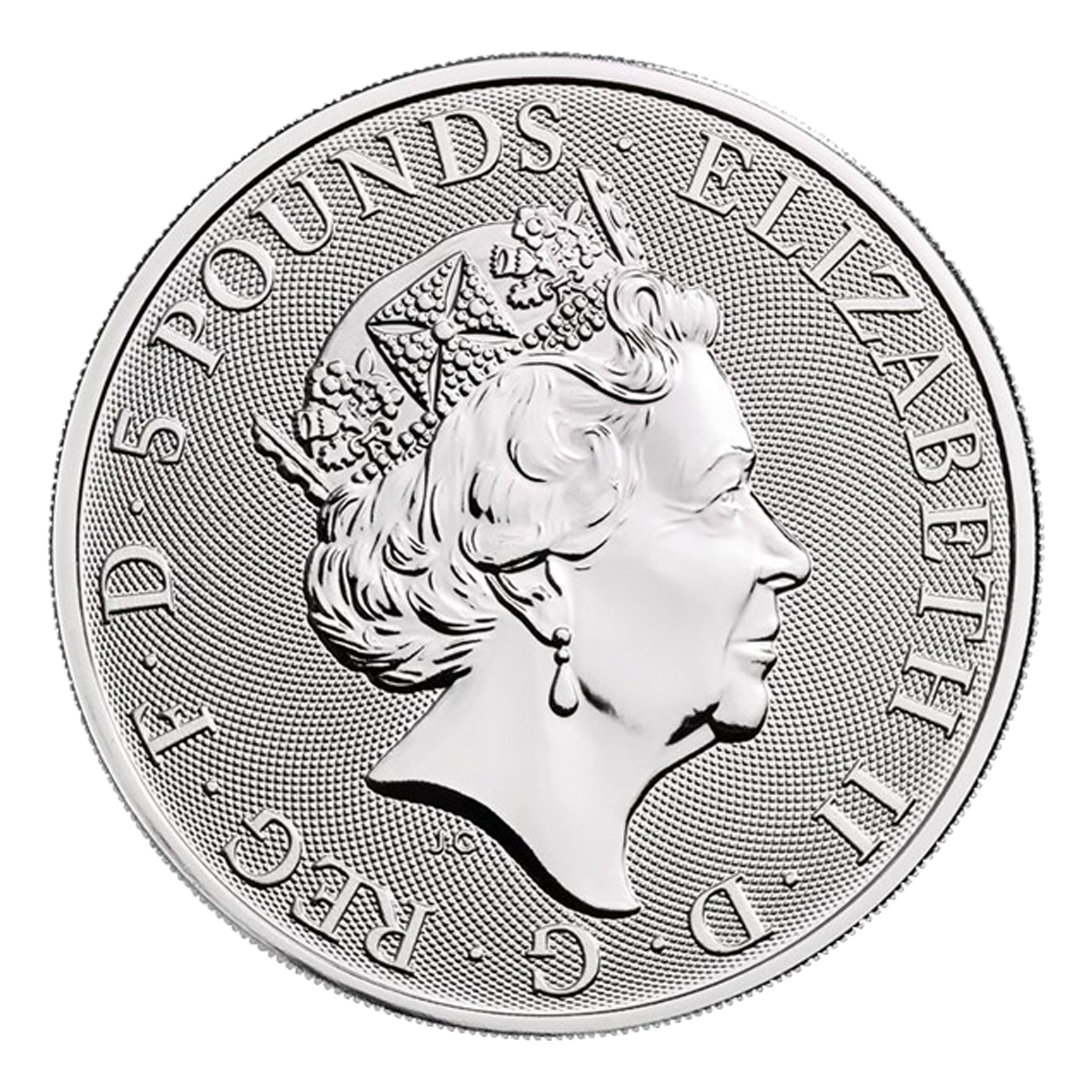 2 oz Silver Queen's Beast Coins, image 1