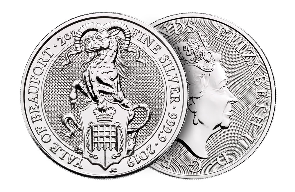 Buy 2 oz Silver Queen's Beast Coins, image 2