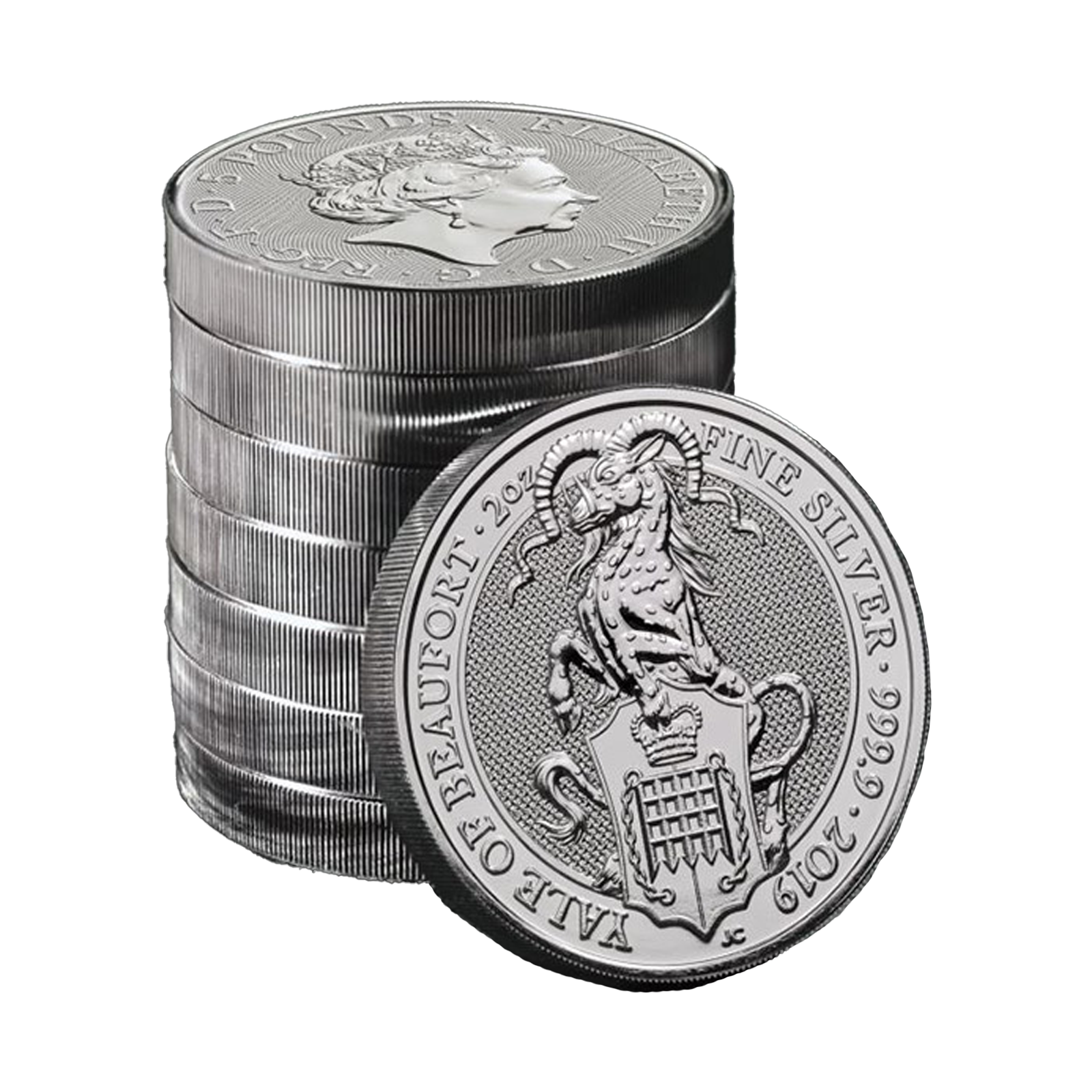 2 oz Silver Queen's Beast Coins, image 3