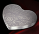 Buy 2 oz Pure Silver Heart Medallion .999, image 0