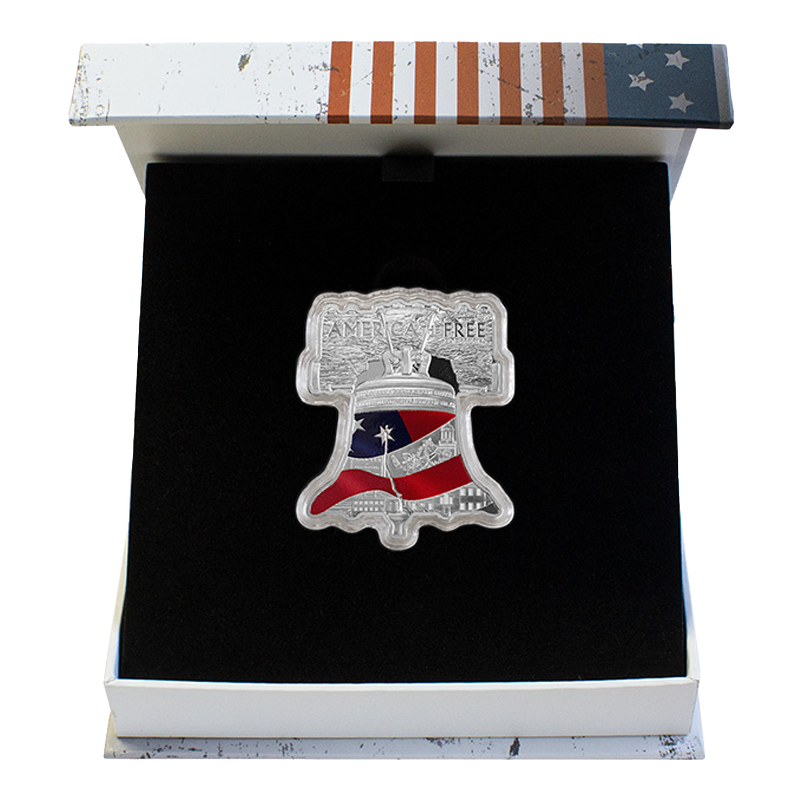 2 oz Silver America the Free Liberty Bell Coin (2023), image 3