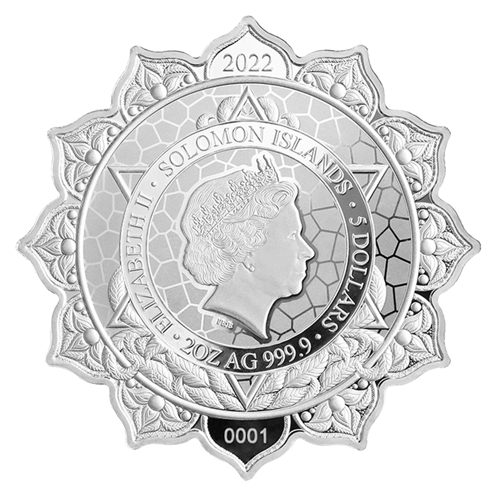 Buy 2 oz Silver Phil Lewis Antelope of the 4th Chakra Coin (2022), image 1