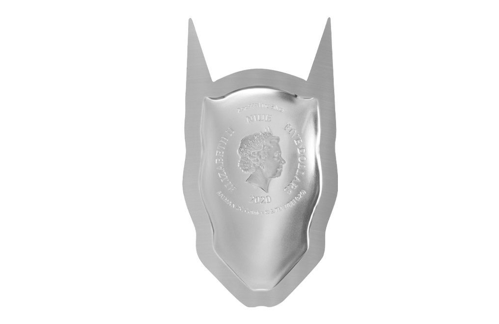 Buy 2 oz Silver BATMAN™ Mask Shaped Coin (2020), image 1