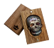 Buy 2 oz Silver 3D Skull Day of the Dead Rose Bar, image 1