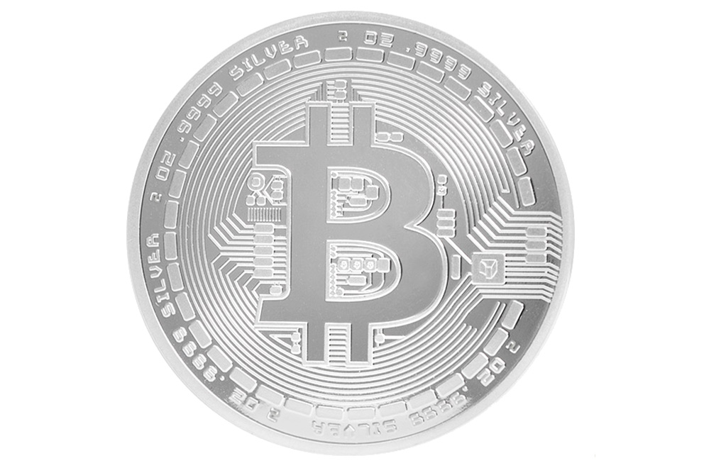 Buy 2 oz Silver Bitcoin Round .9999, image 0