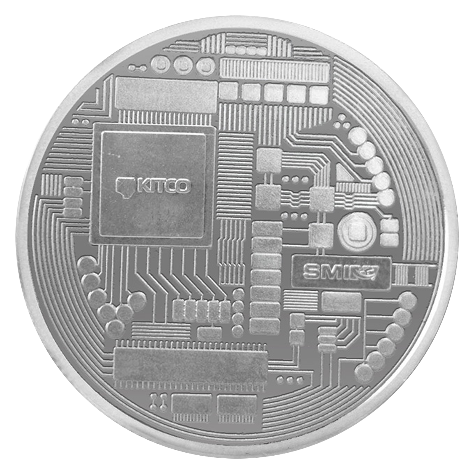 Buy 2 oz Silver Bitcoin Round .9999, image 1