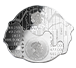 Buy 2 oz Silver Bull v Bear Coin Set (2021), image 1