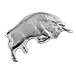 Buy 2 oz Silver Bull v Bear Coin Set (2021), image 2