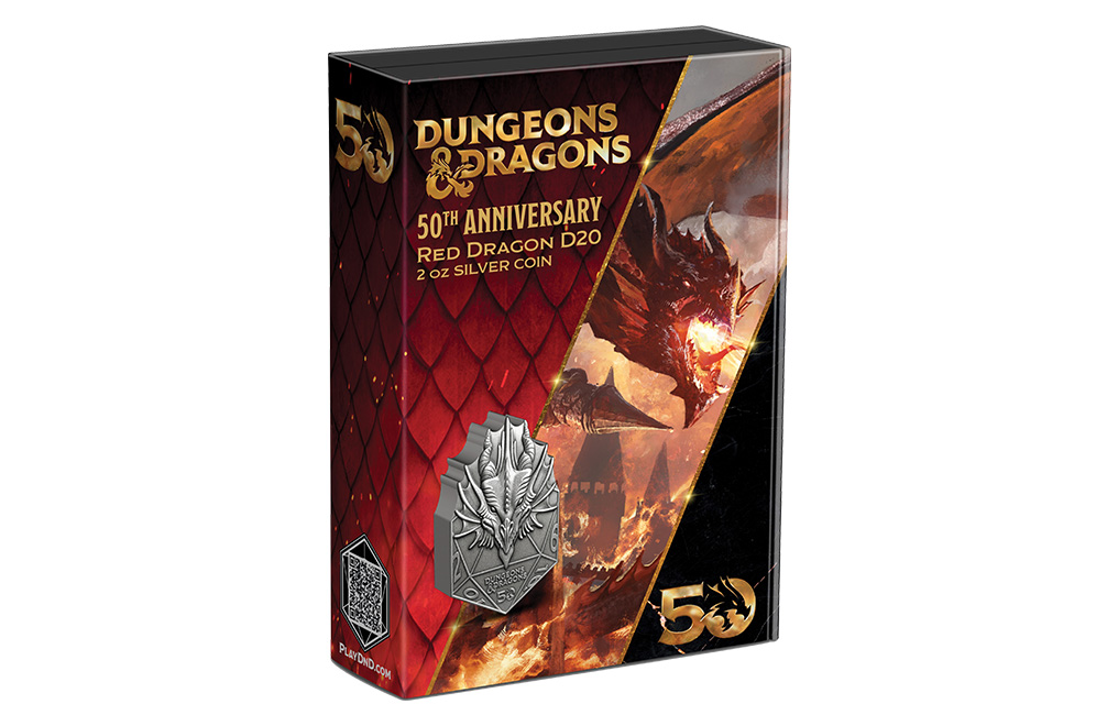 Buy 2 oz Silver Dungeons and Dragons 50th Anniversary Coin (2024), image 6