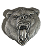 2 oz Silver Fierce Nature Grizzly Bear Coin (2023)