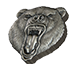 Buy 2 oz Silver Fierce Nature Grizzly Bear Coin (2023), image 3