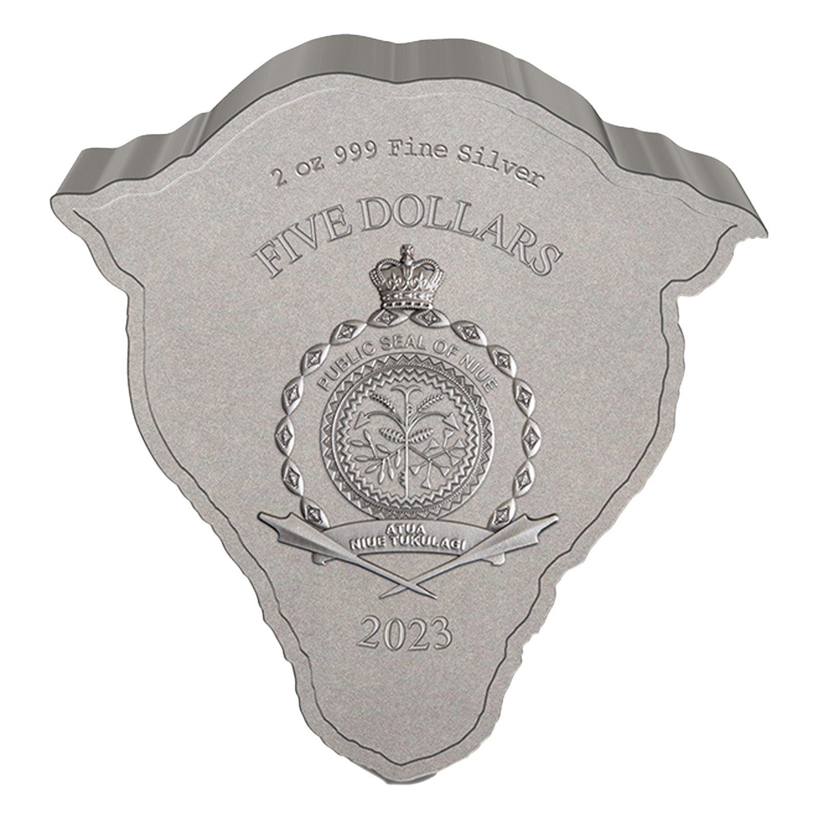 Buy 2 oz Silver Fierce Nature Leopard Coin (2023), image 1