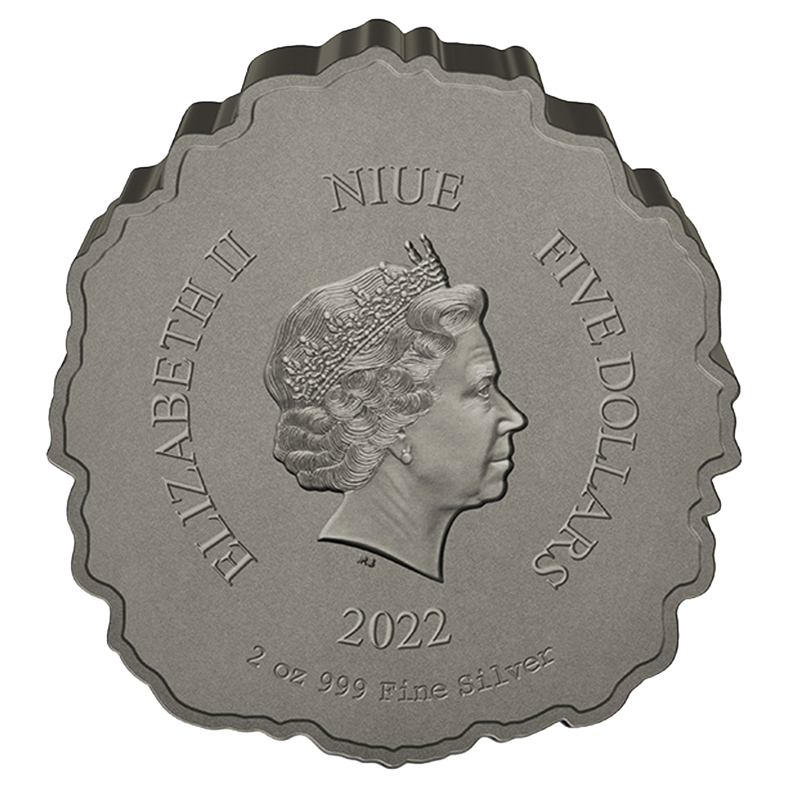 Buy 2 oz Silver Fierce Nature Lion Coin (2022), image 1