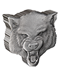 2 oz Silver Fierce Nature Wolf Coin (2023)