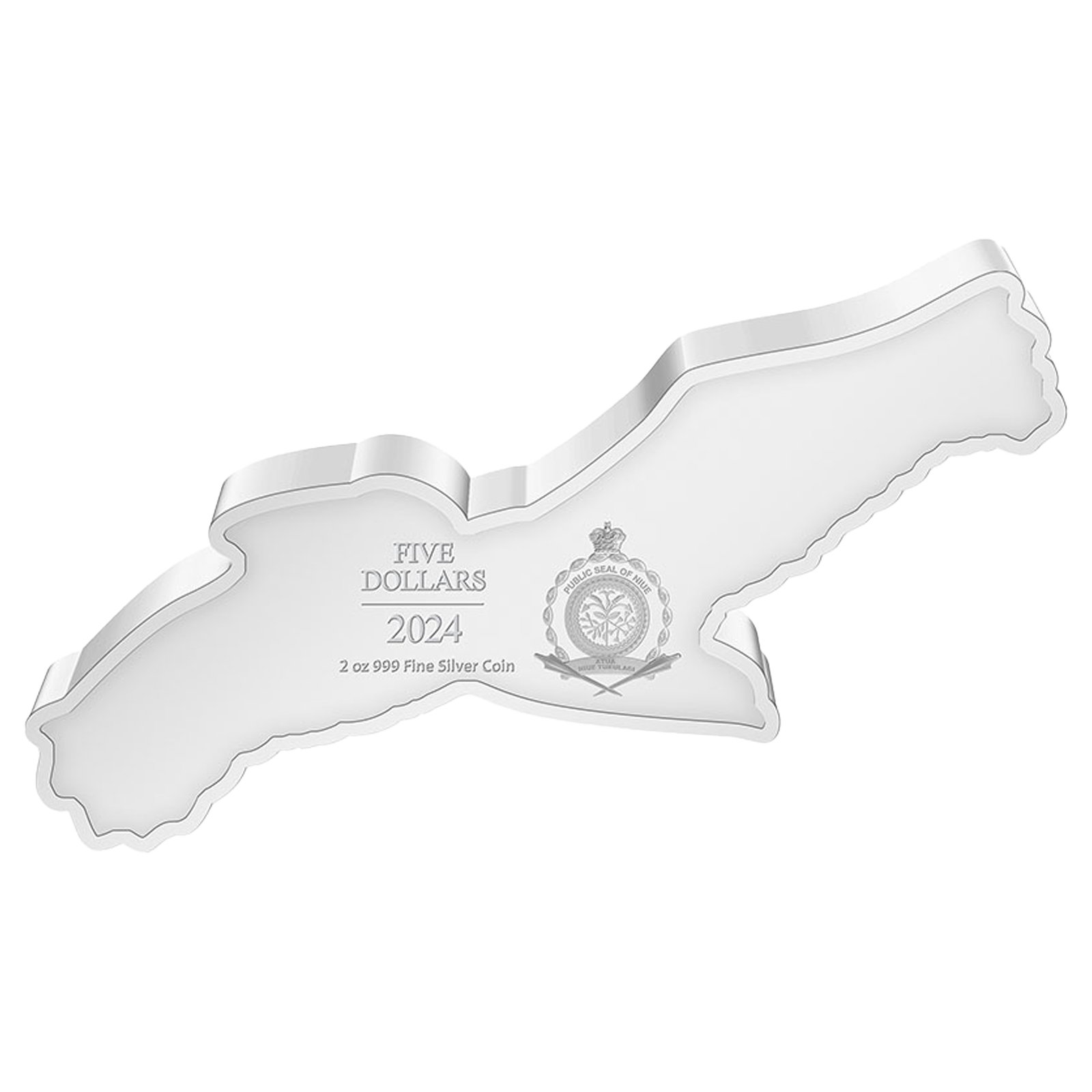 Buy 2 oz Silver Great Birds Great White Pelican Coin (2024), image 1