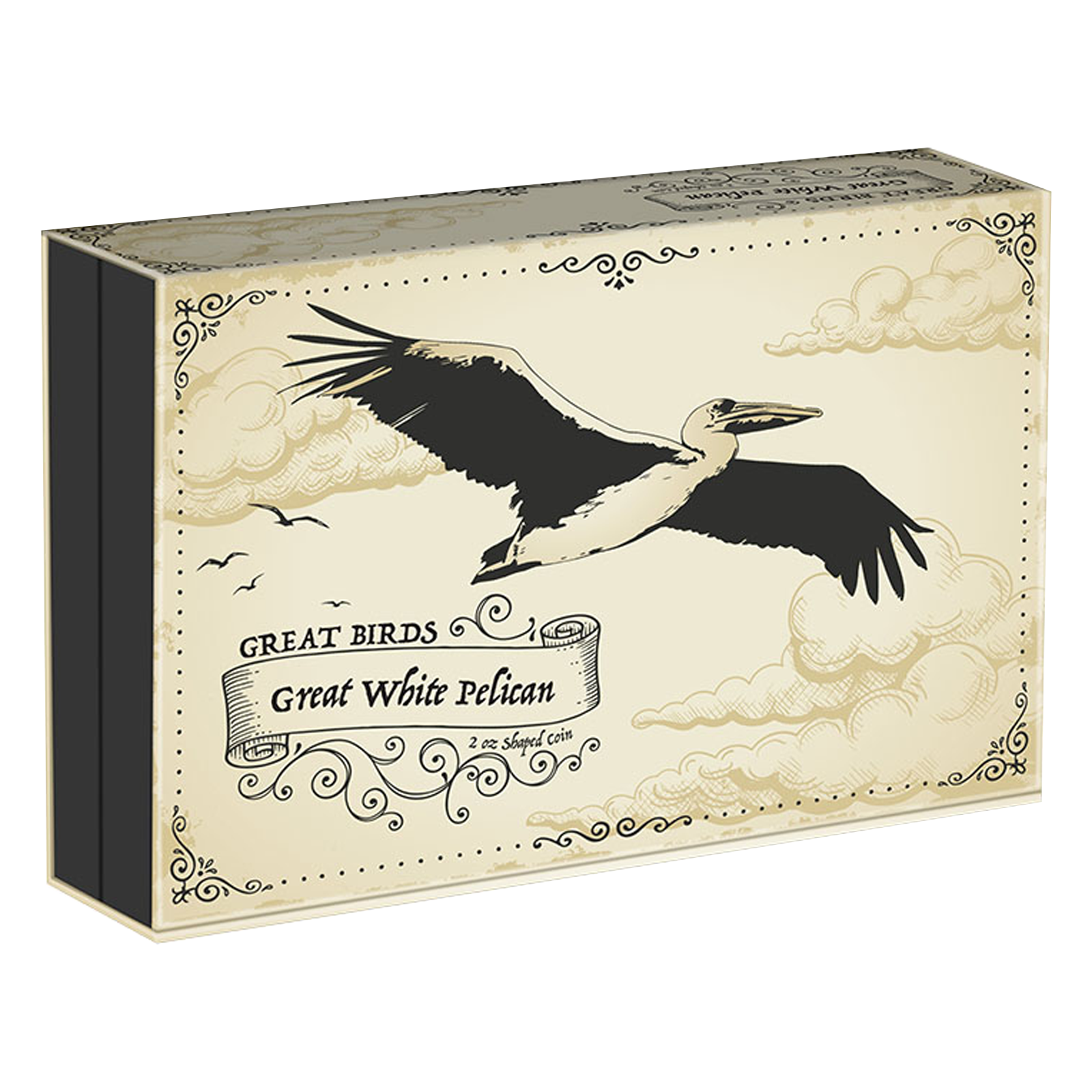 Buy 2 oz Silver Great Birds Great White Pelican Coin (2024), image 3