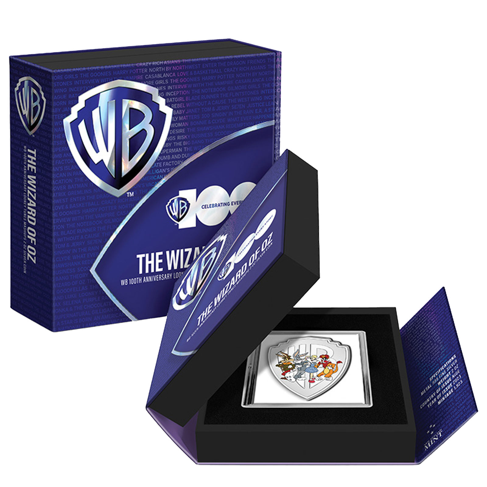 Buy 2 oz Silver Looney Tunes Wizard of Oz Coin (2023), image 3