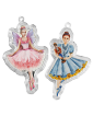 2 oz Silver Nutcracker Clara and Sugar Plum Fairy Ornament Coin Bundle