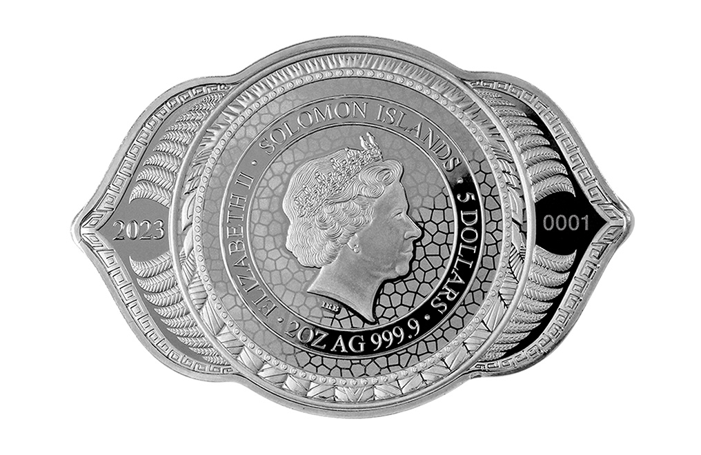 Buy 2 oz Silver Phil Lewis Eagle of the 6th Chakra Coin (2023), image 1