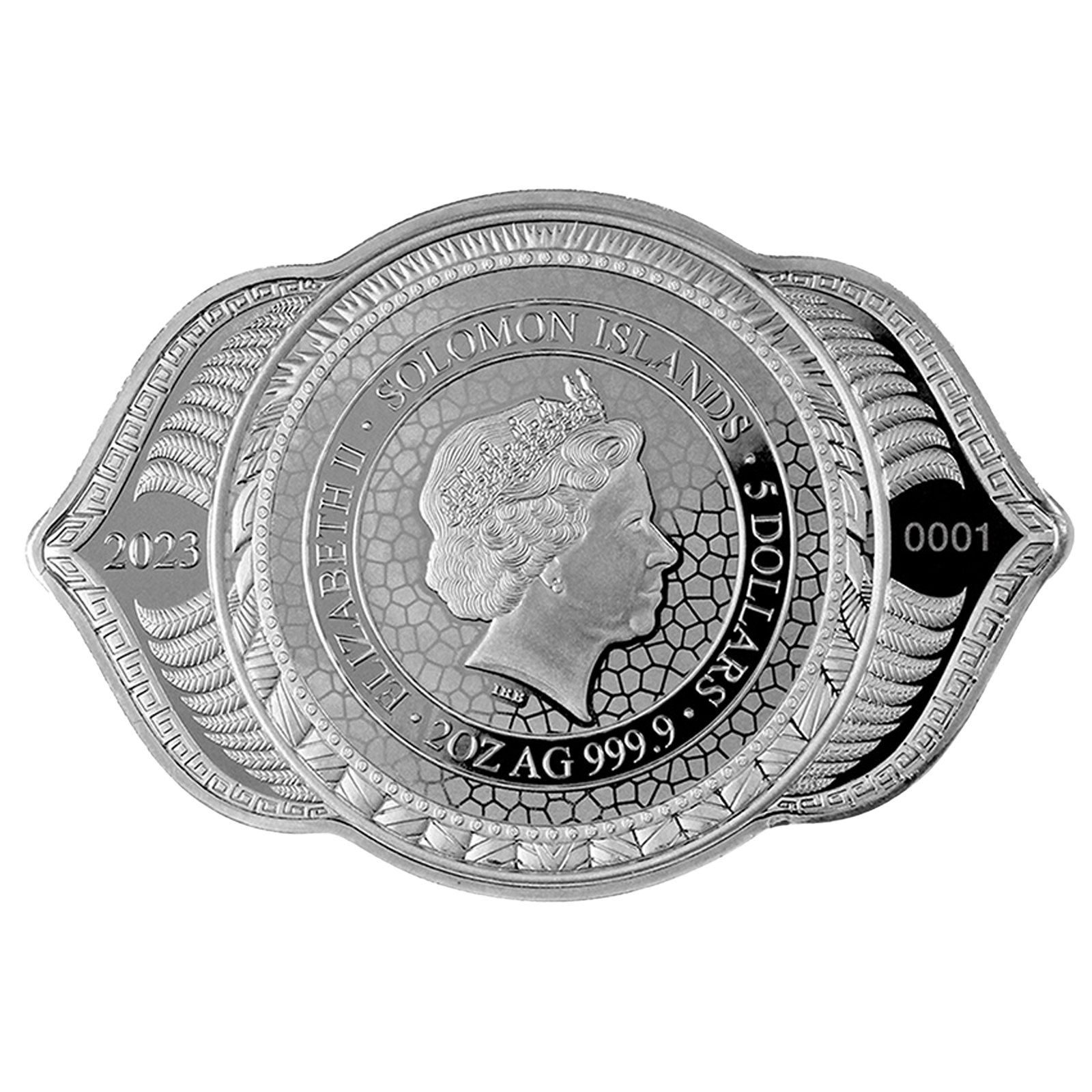Buy 2 oz Silver Phil Lewis Eagle of the 6th Chakra Coin (2023), image 1