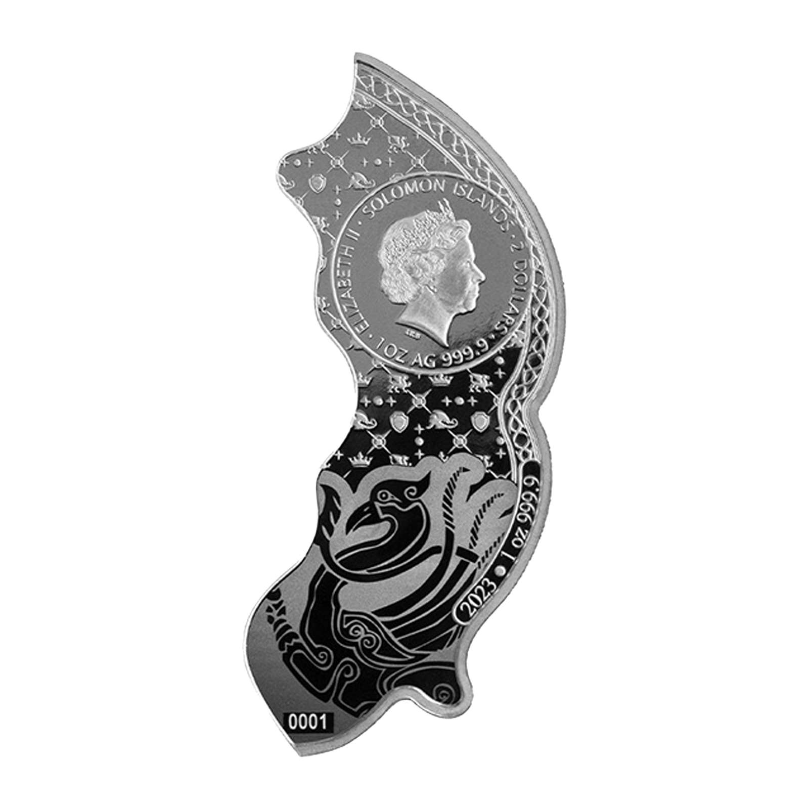 Buy 2 oz Silver Phoenix v Dragon Coin Set (2 x 1 oz) (2023), image 6