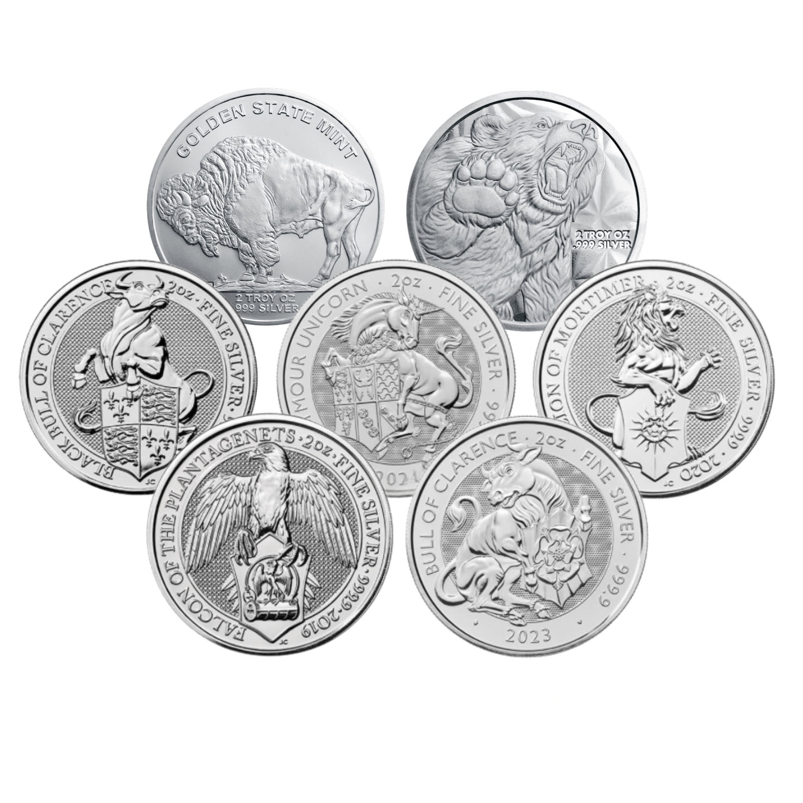 2 oz Silver Round or Coin .999, image 0