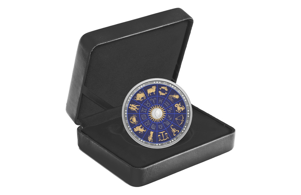 Buy 2 oz Silver Signs of the Zodiac Coin (2022), image 5