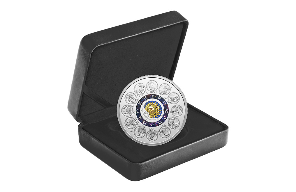 Buy 2 oz Silver Signs of the Zodiac Coin (2024), image 3