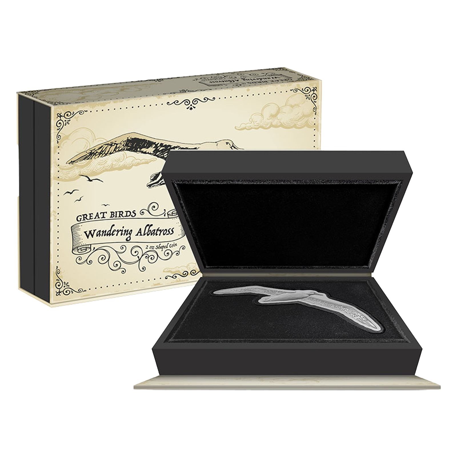 Buy 2 oz Silver Wandering Albatross Coin (2023), image 2
