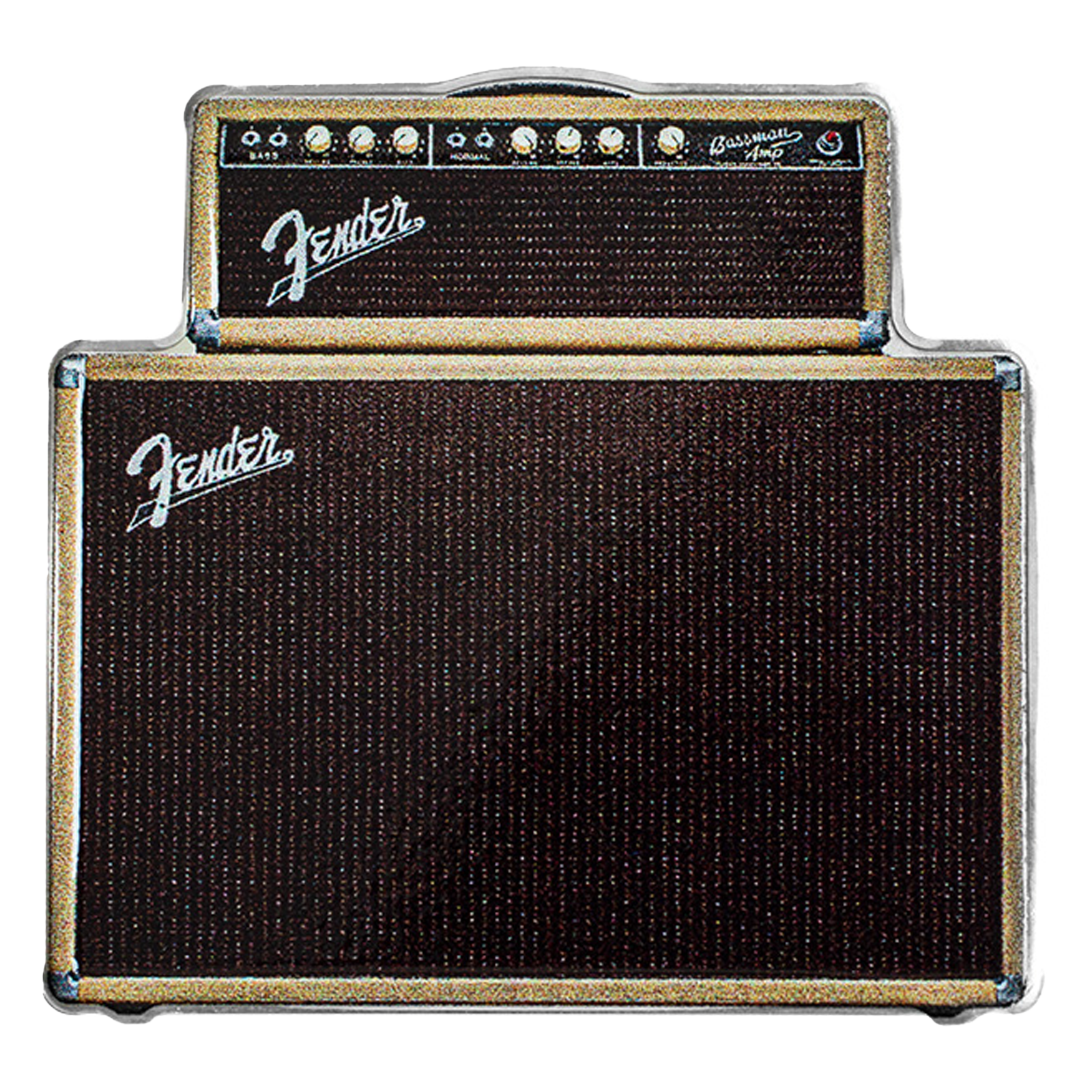 2 oz Silver Fender® Dynamic Duo Precision Bass® Guitar & Bassman® Amp Coin, image 4