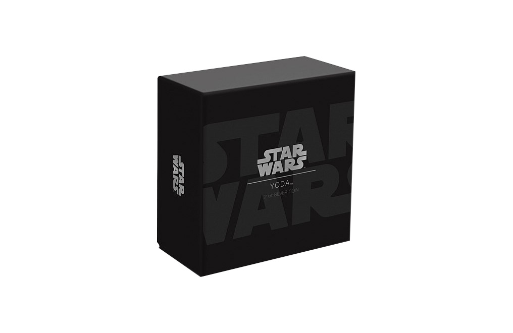 Buy 2 oz Ultra High Relief Silver Coin .999 - Star Wars - Yoda, image 4