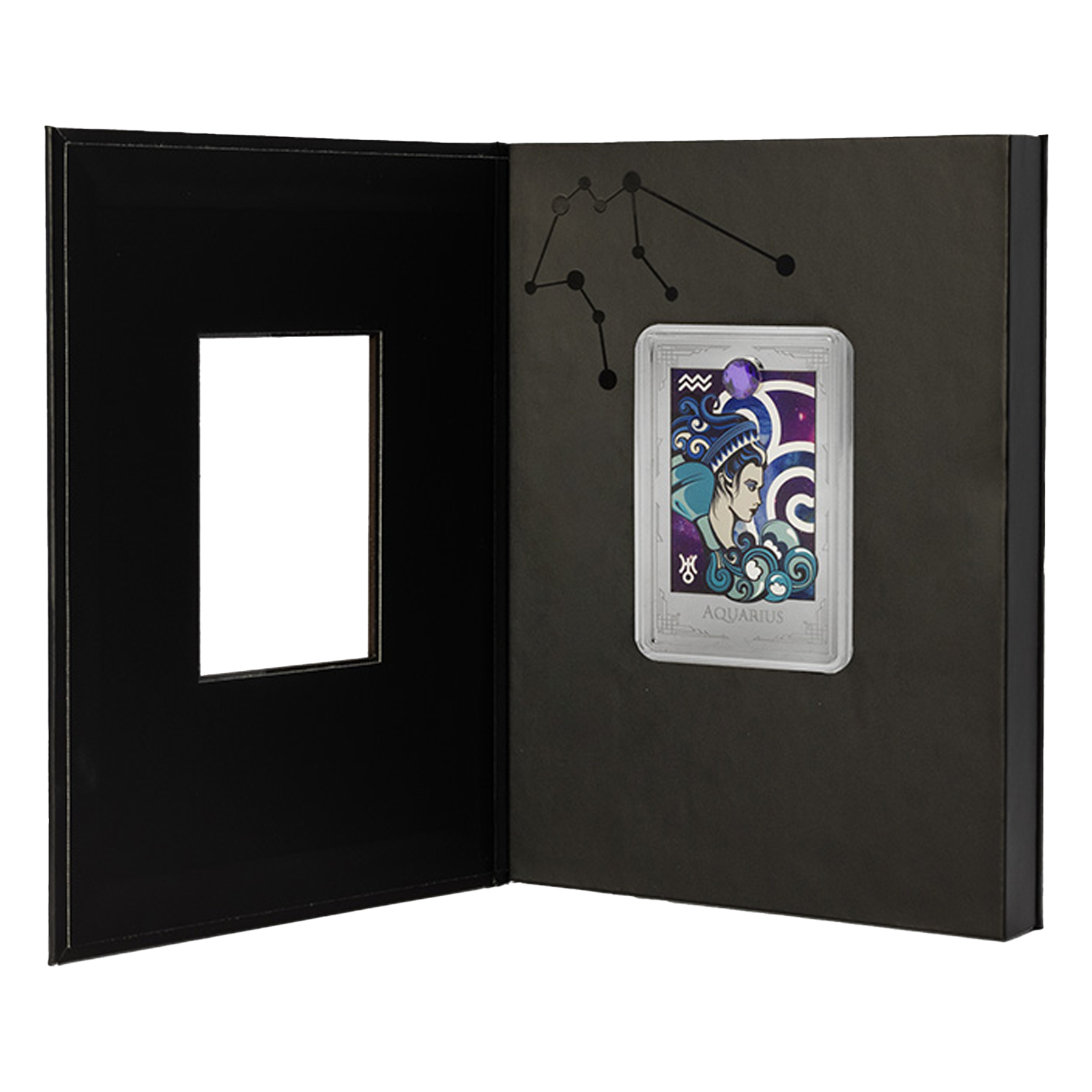 Buy 2 oz Silver The Zodiac Series Aquarius Coin (2025), image 3