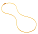 20” Solid 14K Yellow Gold Wheat Spiga Chain, image 1