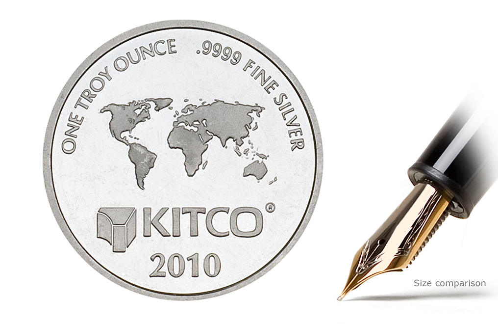 Buy 2010 1 oz Silver Kitco Rounds, image 1