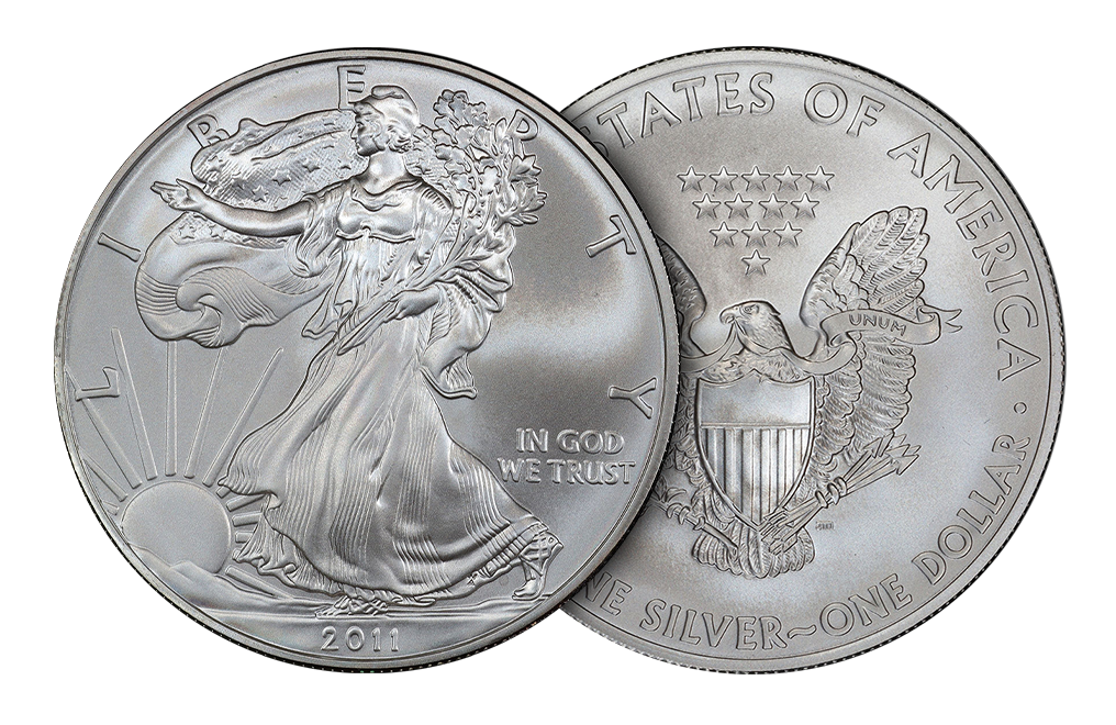 Buy 2011 1 oz Silver Eagle MS70 Graded First Strike Coin .999, image 3