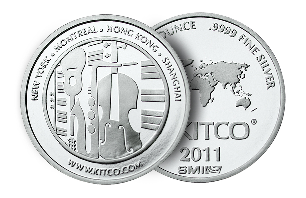 Buy 2011 1 oz Silver Kitco Rounds, image 2