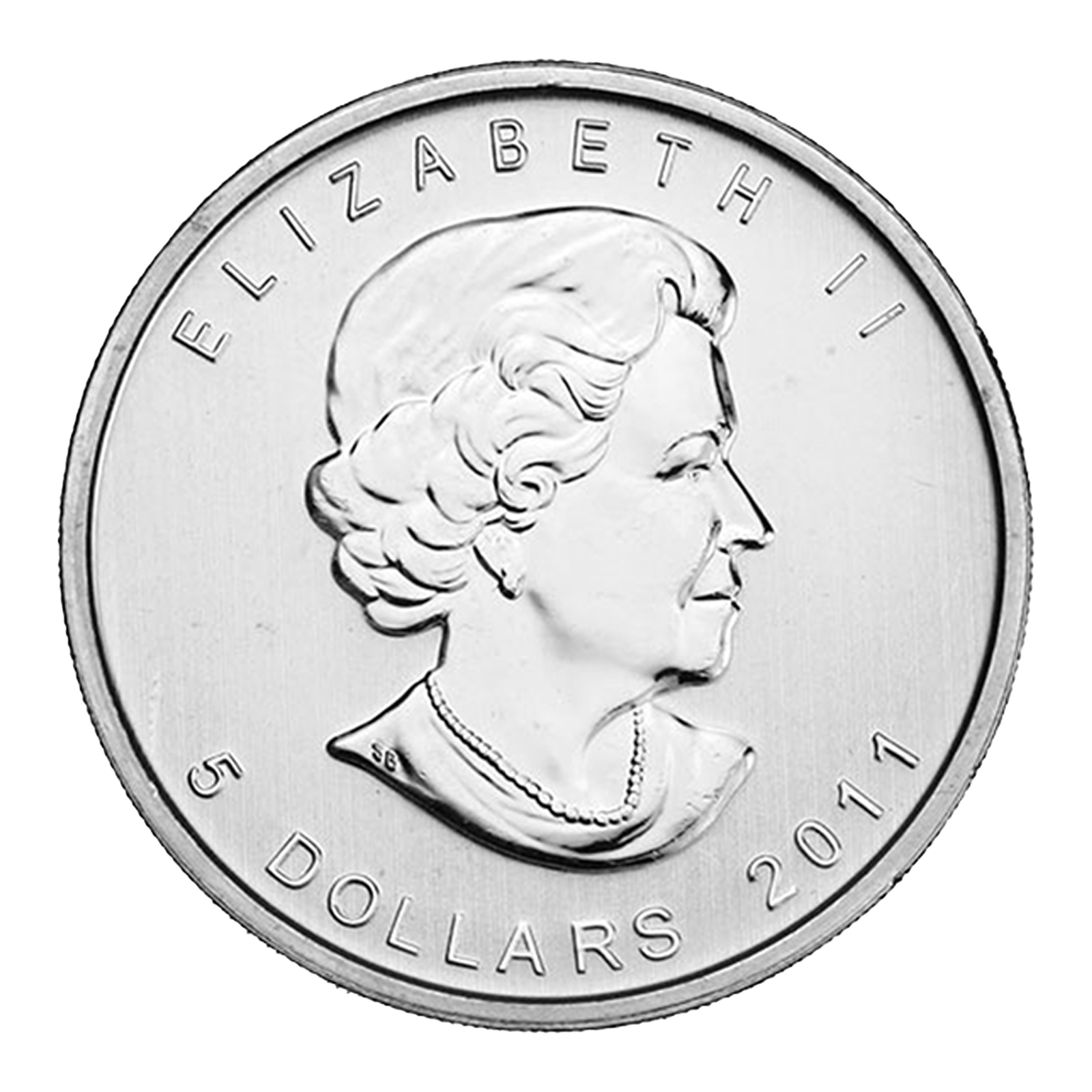 2011 1 oz Silver Wolf Coins - Canadian Wildlife Series Coin, image 1