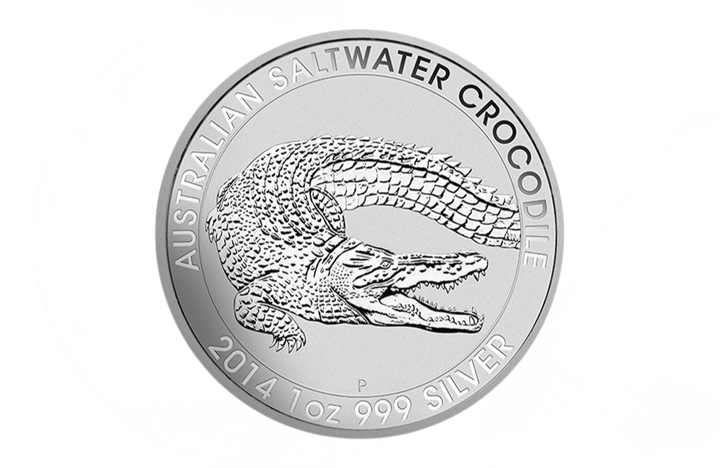 Buy 2014 1 oz Australian Silver Saltwater Crocodile Coins, image 0
