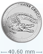 2014 1 oz Silver Australian Saltwater Crocodile Coin