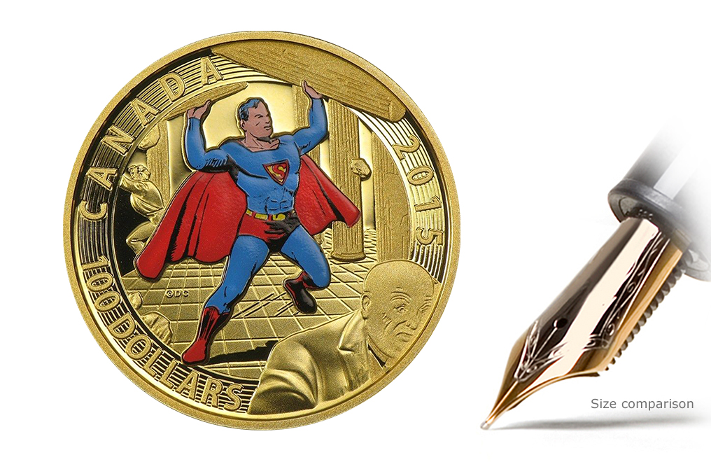 Buy 2015 12 gram 14k Gold Superman Coins (Superman #4, 1940), image 0