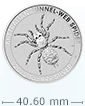 2015 1 oz Silver Australian Funnel Web Spider Coin