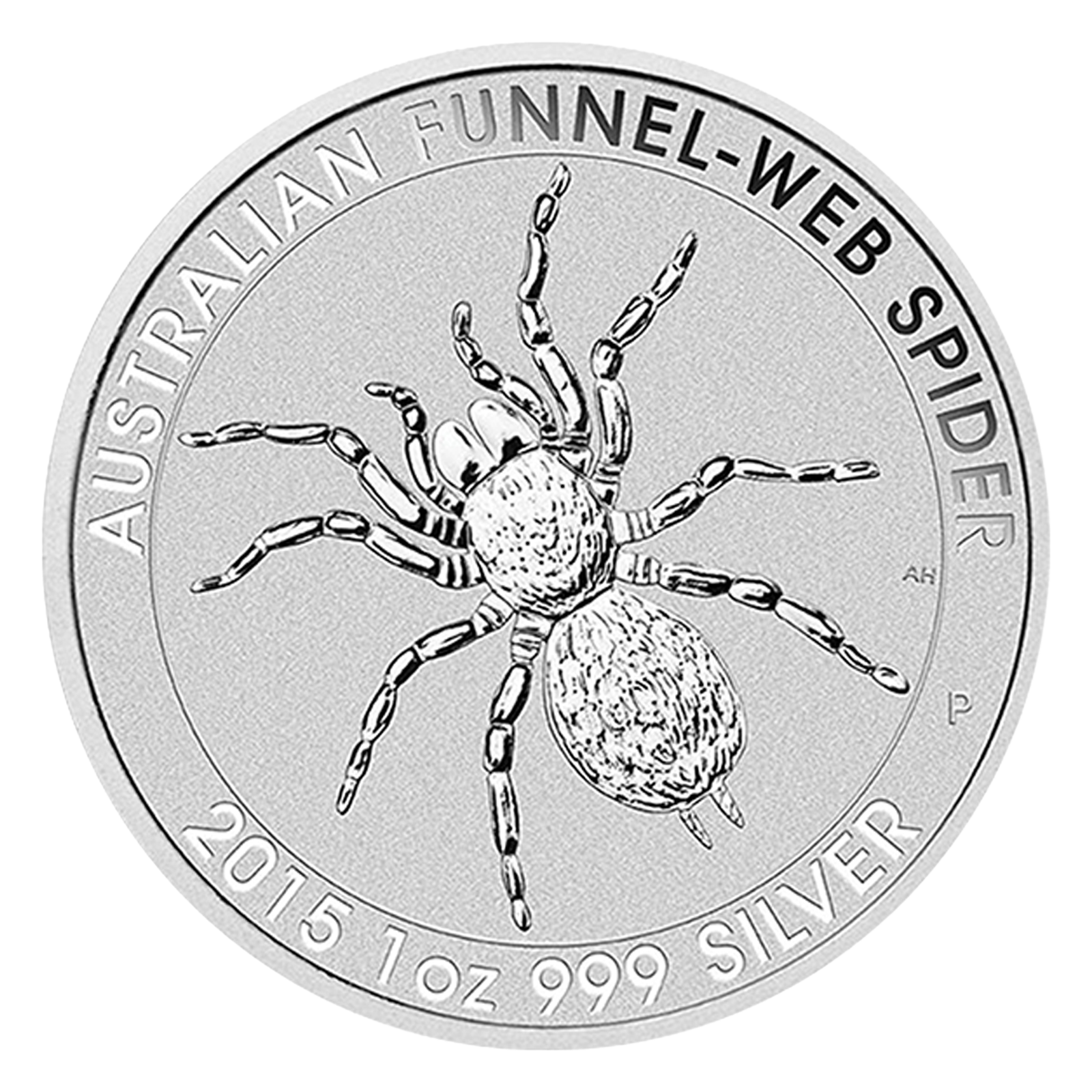 2015 1 oz Silver Funnel Web Spider Coins, image 0