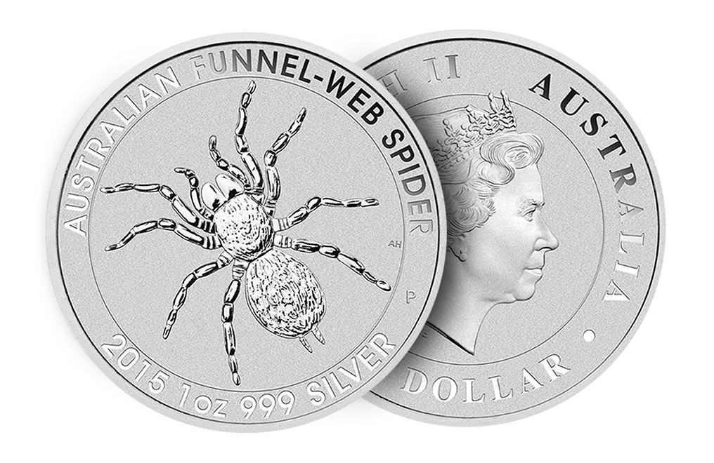 Sell 2015 1 oz Silver Funnel Web Spider Coins, image 2