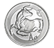 Buy 1 oz Silver ''Bull''-Silver Shield Round .999 (Random Year), image 0