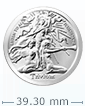1 oz Silver Trivium Girls Silver Shield BU Round .999 (Random Year)