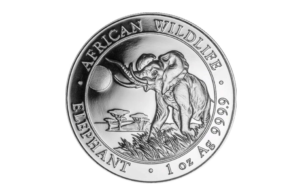 2016 1 oz Silver Somalian Elephant Coins, image 0