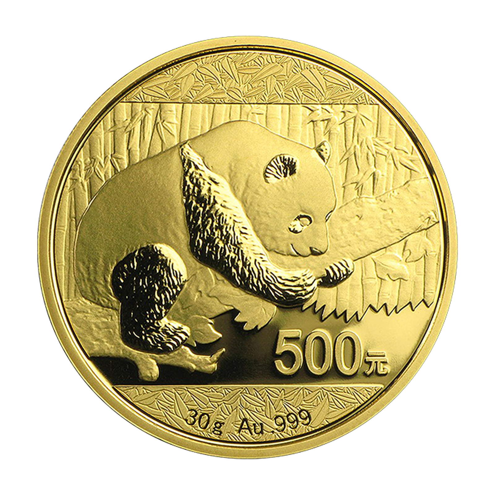 30 g Gold Chinese Panda Coin (2016 and higher), image 0