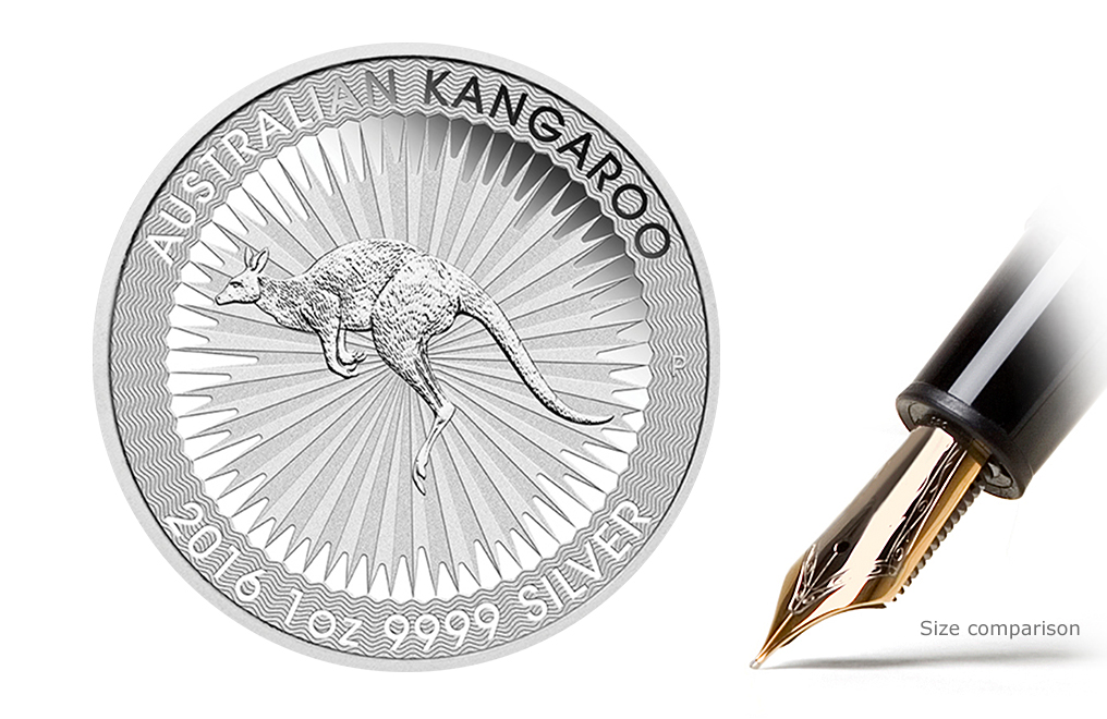 2021 AU 1 oz Silver Australian Kangaroo Coin $1 Brilliant Uncirculated 