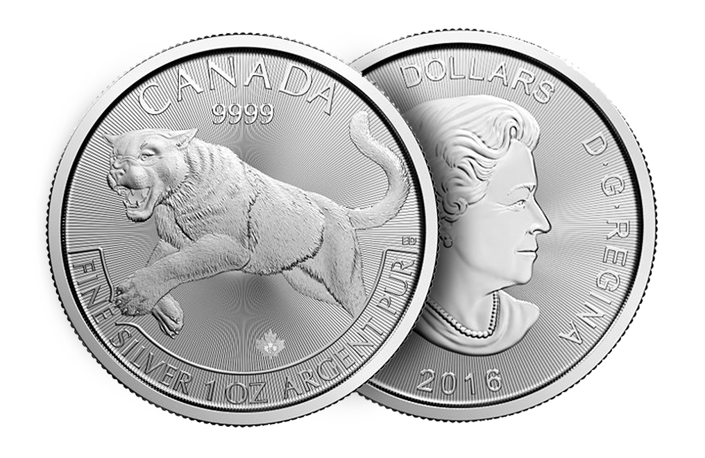 Sell 2016 1 oz Silver Cougar Coin - RCM Predator Series, image 2