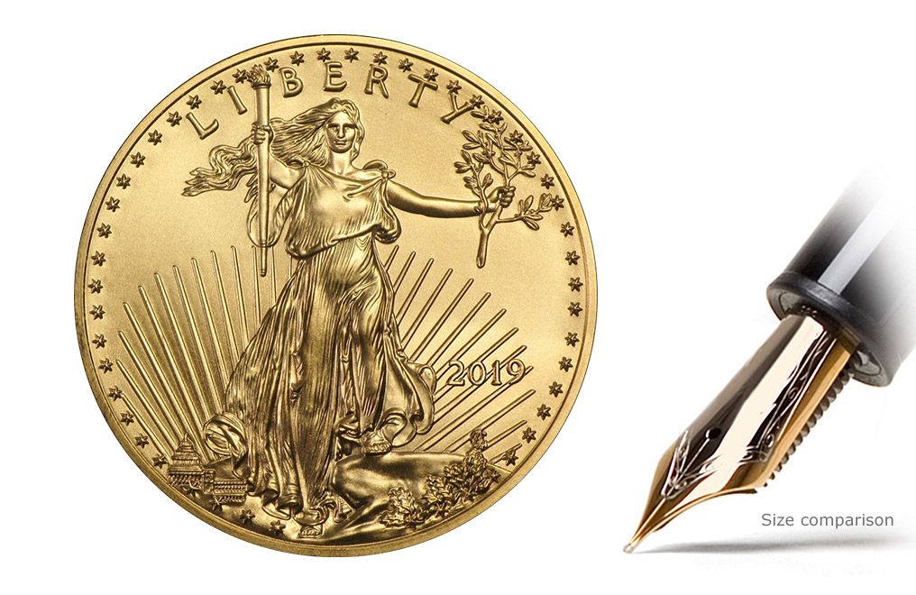 2019 MintFirst™ 1 oz Gold Eagle (Single Coin), image 2